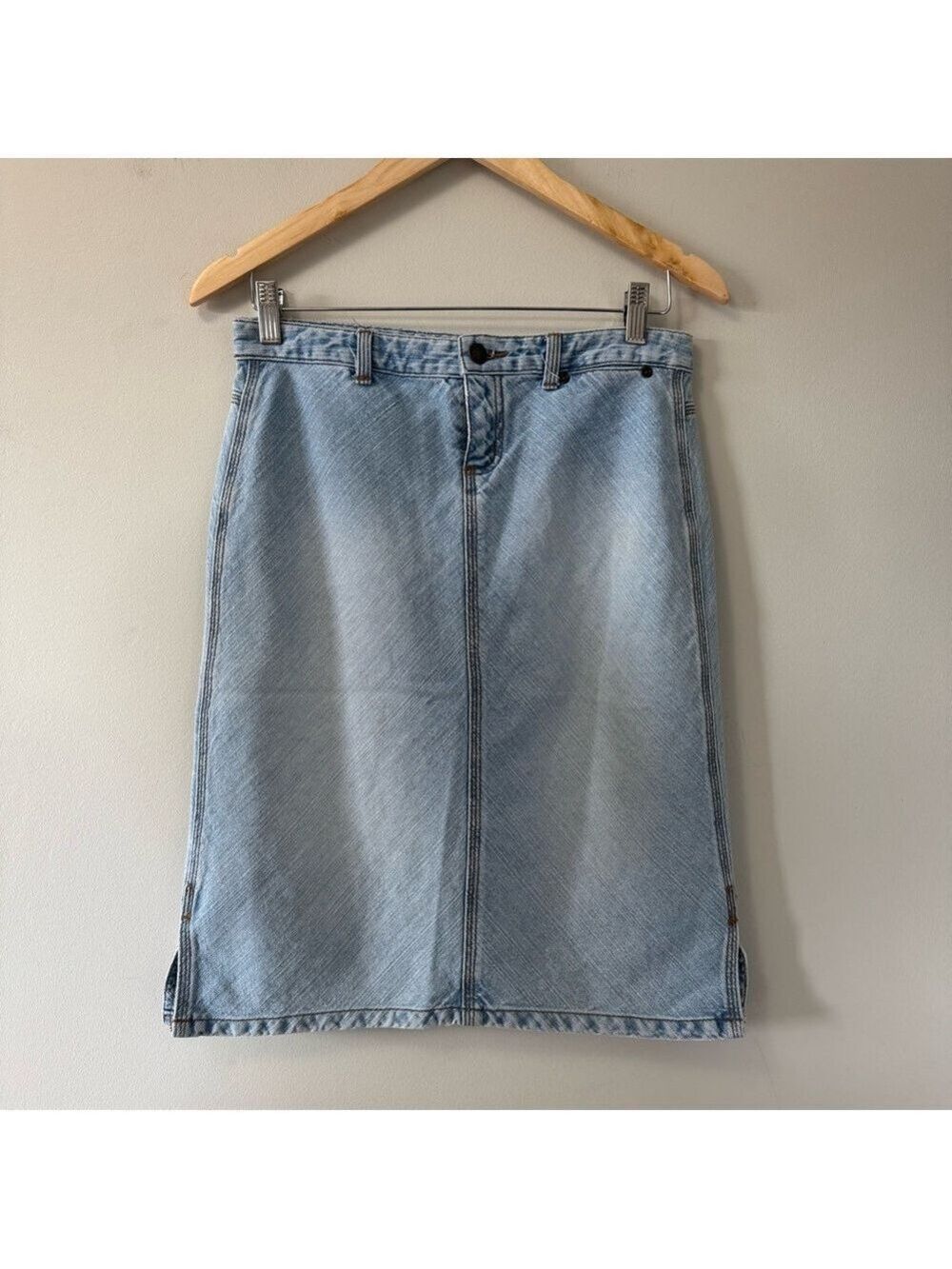 Vintage Denim MIDI Skirt Size 3 Smart Set